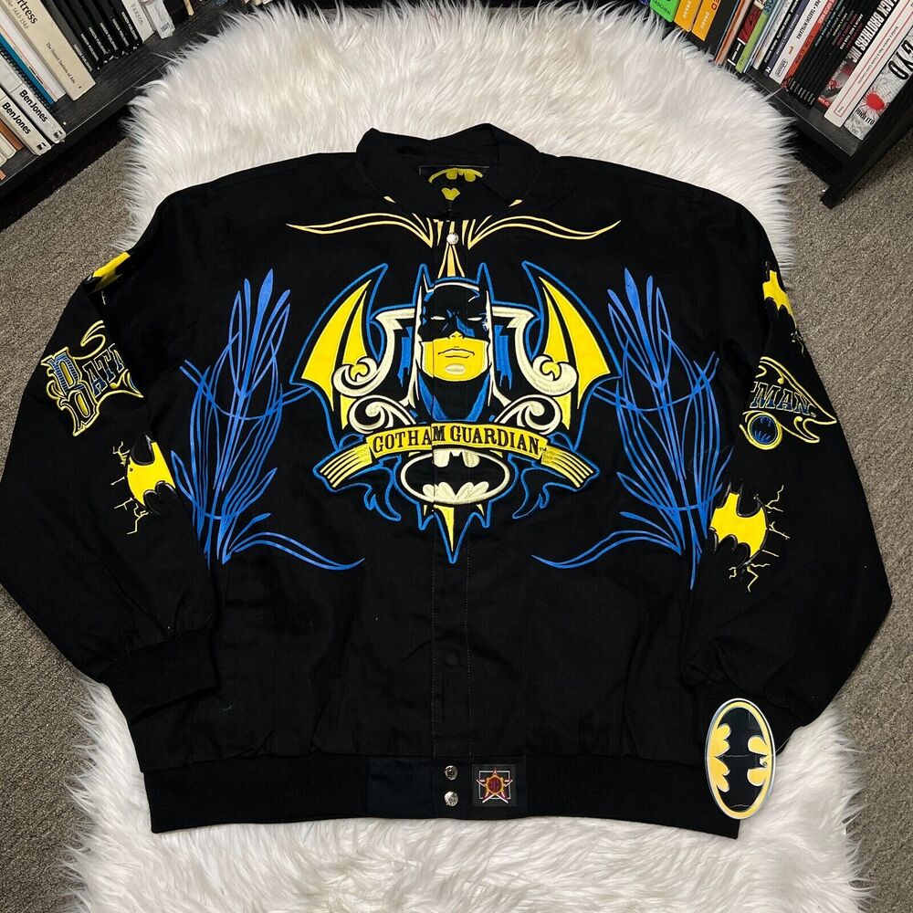 VINTAGE JH DESIGN BATMAN GOTHAM GUARDIAN JACKET SIZE 4XL DC COMICS